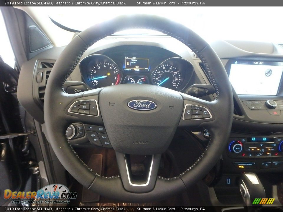 2019 Ford Escape SEL 4WD Magnetic / Chromite Gray/Charcoal Black Photo #14