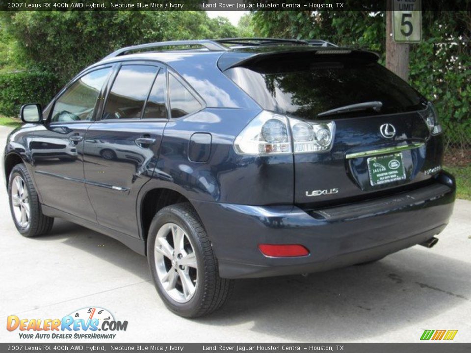 2007 Lexus RX 400h AWD Hybrid Neptune Blue Mica / Ivory Photo #2