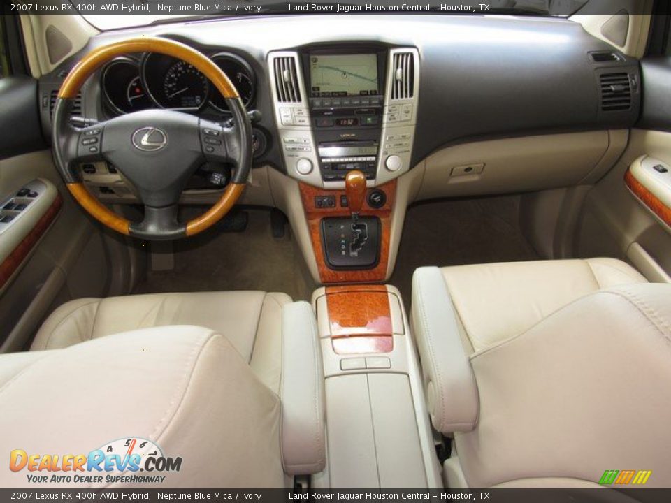 2007 Lexus RX 400h AWD Hybrid Neptune Blue Mica / Ivory Photo #4