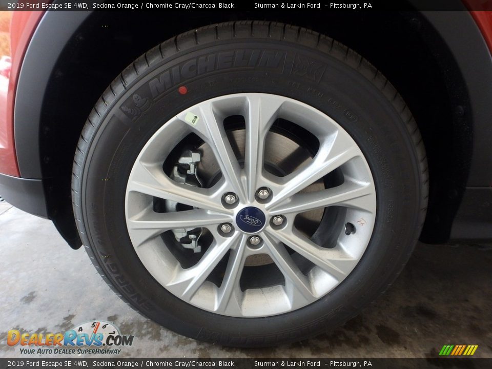 2019 Ford Escape SE 4WD Sedona Orange / Chromite Gray/Charcoal Black Photo #6