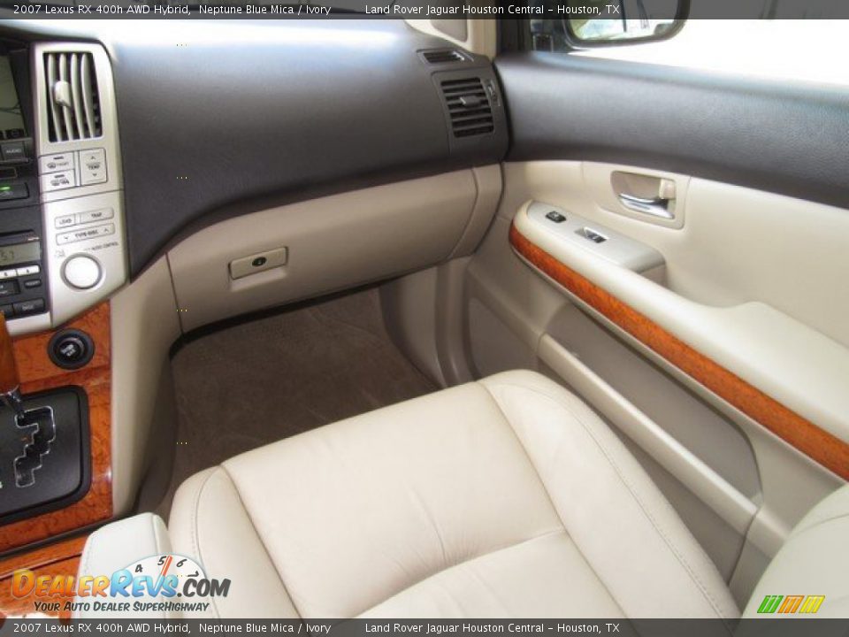 2007 Lexus RX 400h AWD Hybrid Neptune Blue Mica / Ivory Photo #16