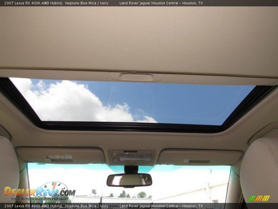 2007 Lexus RX 400h AWD Hybrid Neptune Blue Mica / Ivory Photo #18