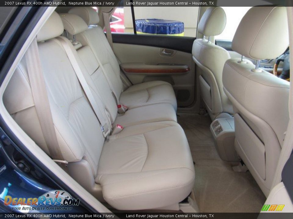 2007 Lexus RX 400h AWD Hybrid Neptune Blue Mica / Ivory Photo #20
