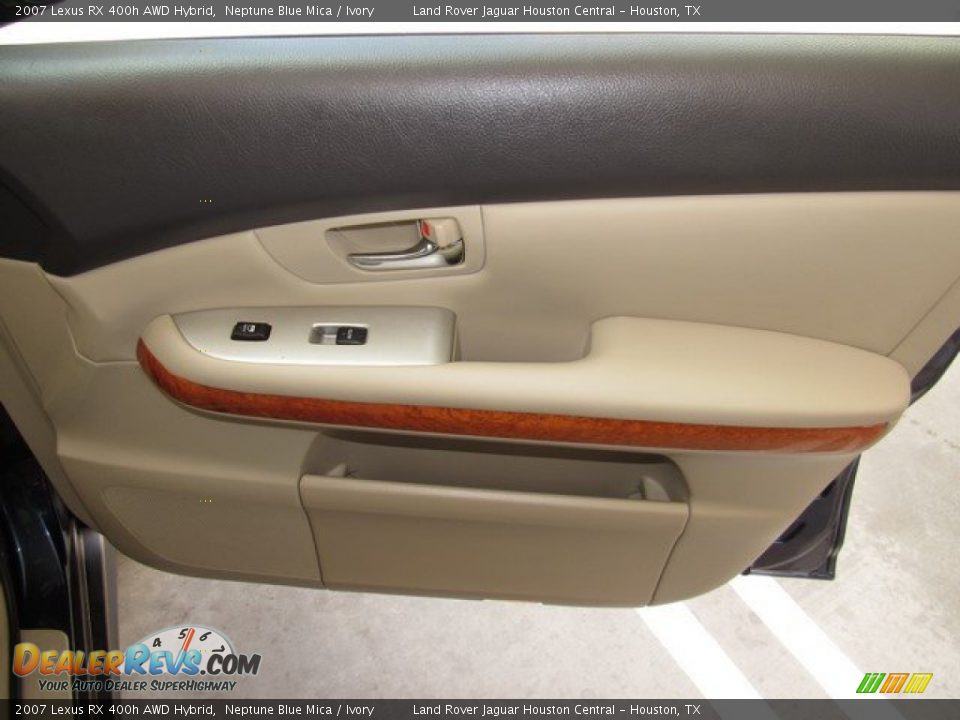 2007 Lexus RX 400h AWD Hybrid Neptune Blue Mica / Ivory Photo #21