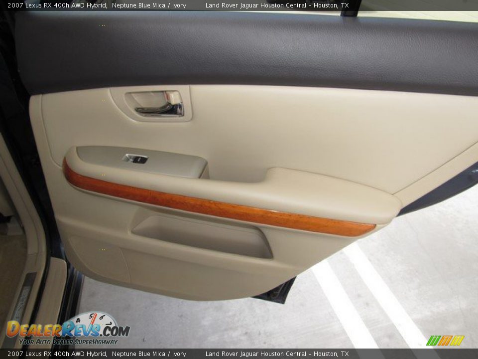 2007 Lexus RX 400h AWD Hybrid Neptune Blue Mica / Ivory Photo #22
