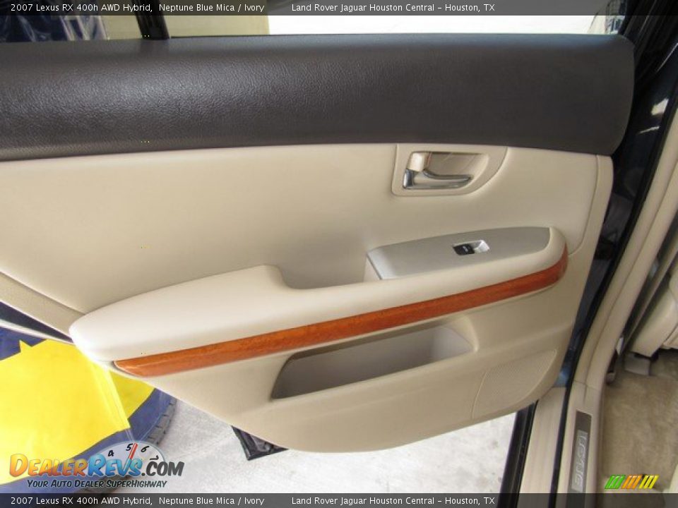 2007 Lexus RX 400h AWD Hybrid Neptune Blue Mica / Ivory Photo #23