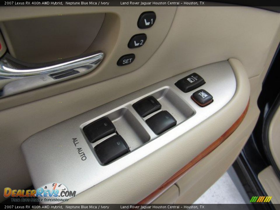 2007 Lexus RX 400h AWD Hybrid Neptune Blue Mica / Ivory Photo #25