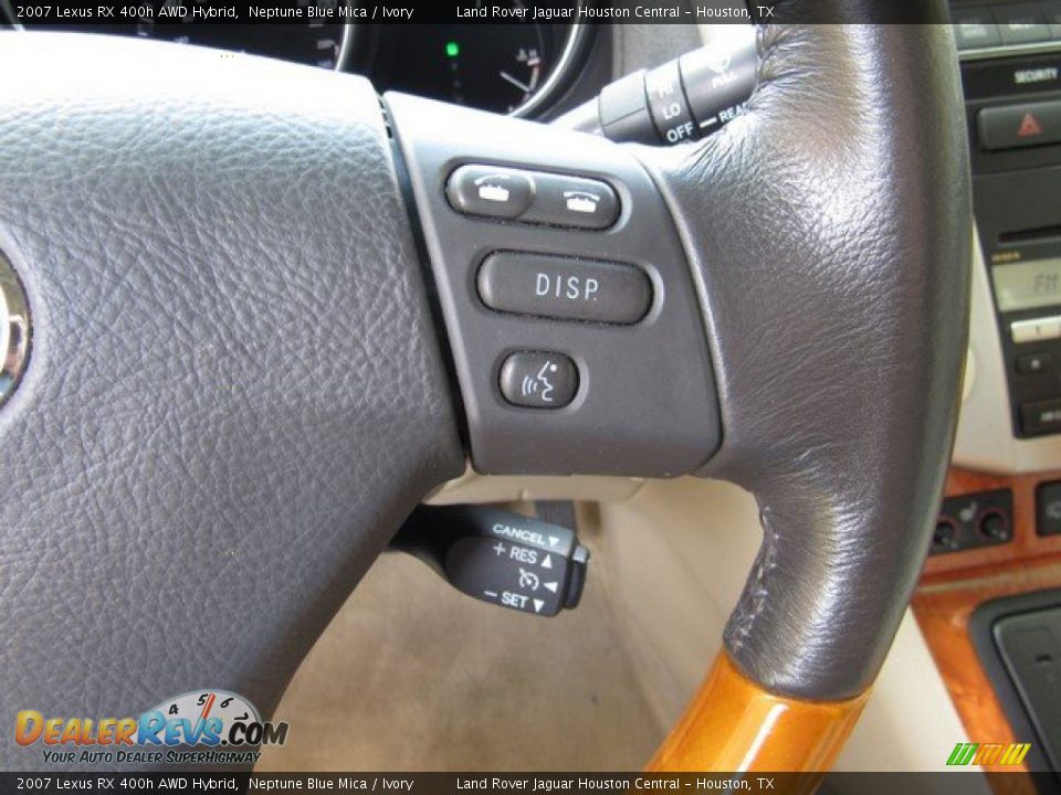 2007 Lexus RX 400h AWD Hybrid Neptune Blue Mica / Ivory Photo #29