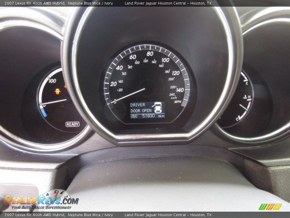 2007 Lexus RX 400h AWD Hybrid Neptune Blue Mica / Ivory Photo #30