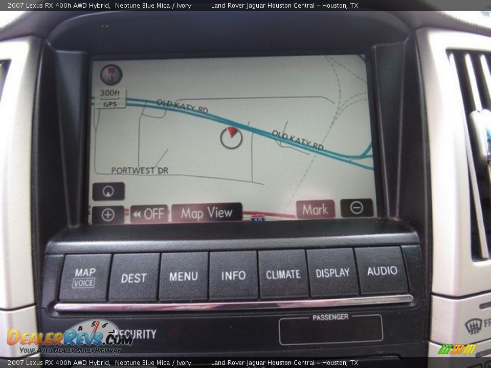 2007 Lexus RX 400h AWD Hybrid Neptune Blue Mica / Ivory Photo #31