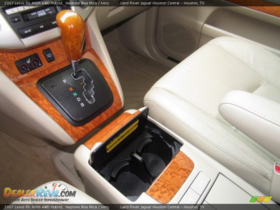 2007 Lexus RX 400h AWD Hybrid Neptune Blue Mica / Ivory Photo #34