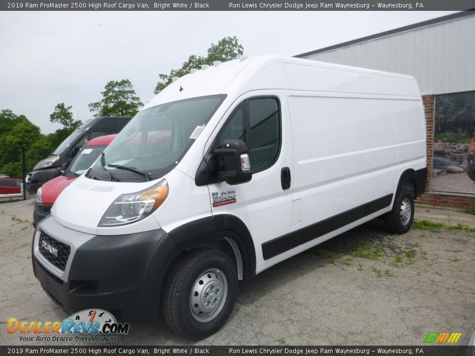 2019 Ram ProMaster 2500 High Roof Cargo Van Bright White / Black Photo #1
