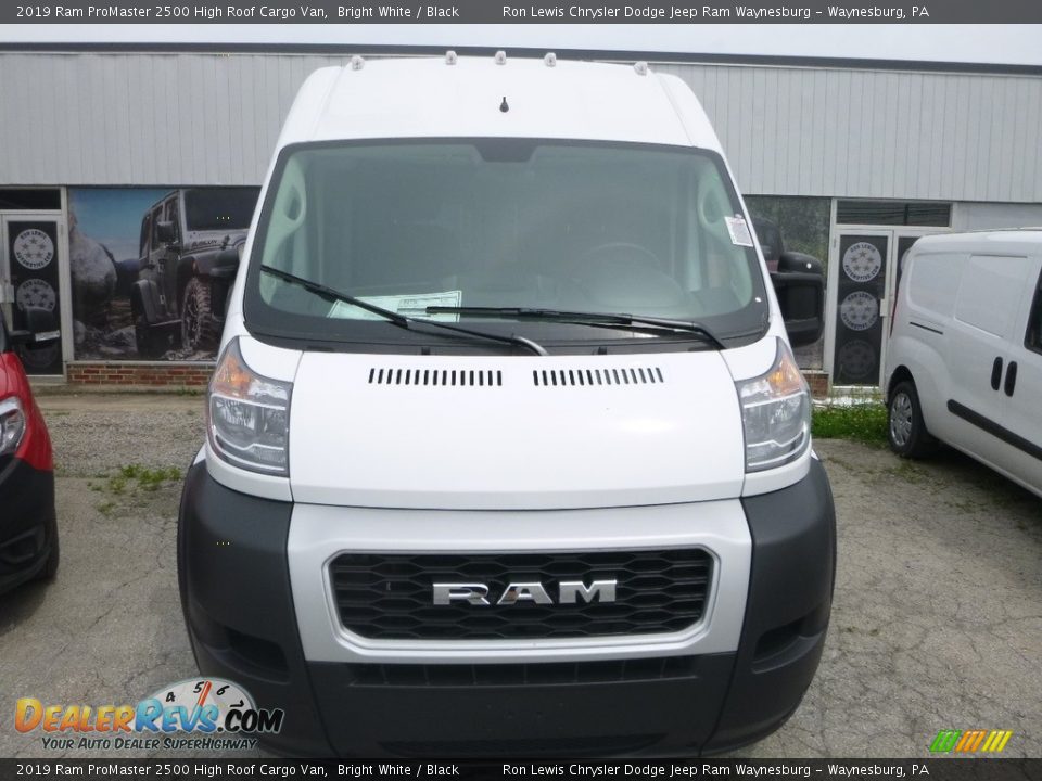 2019 Ram ProMaster 2500 High Roof Cargo Van Bright White / Black Photo #7