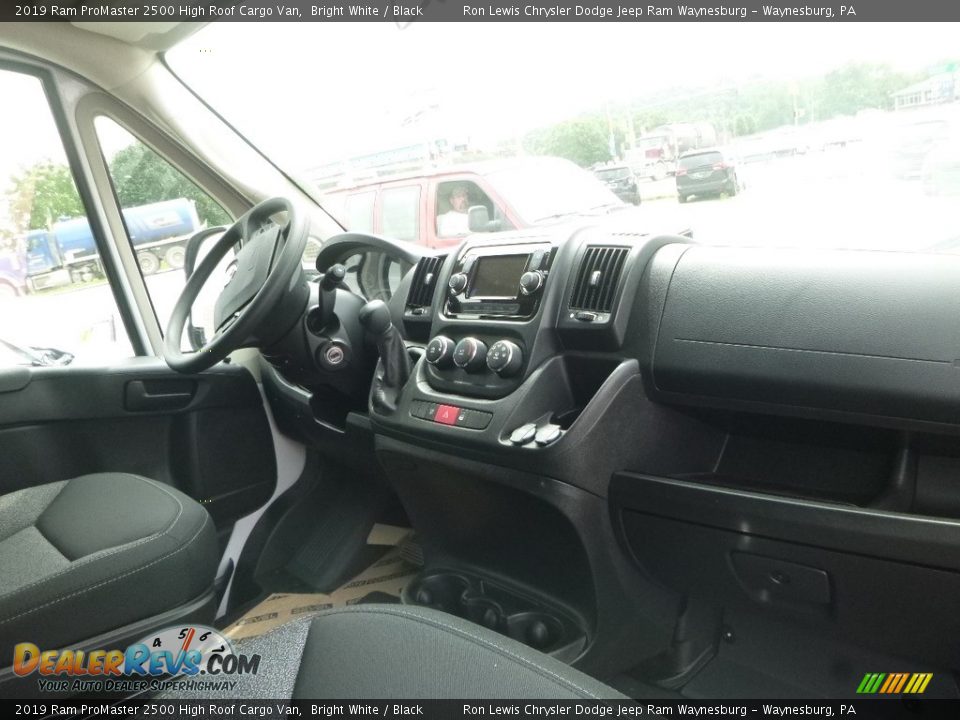 2019 Ram ProMaster 2500 High Roof Cargo Van Bright White / Black Photo #10