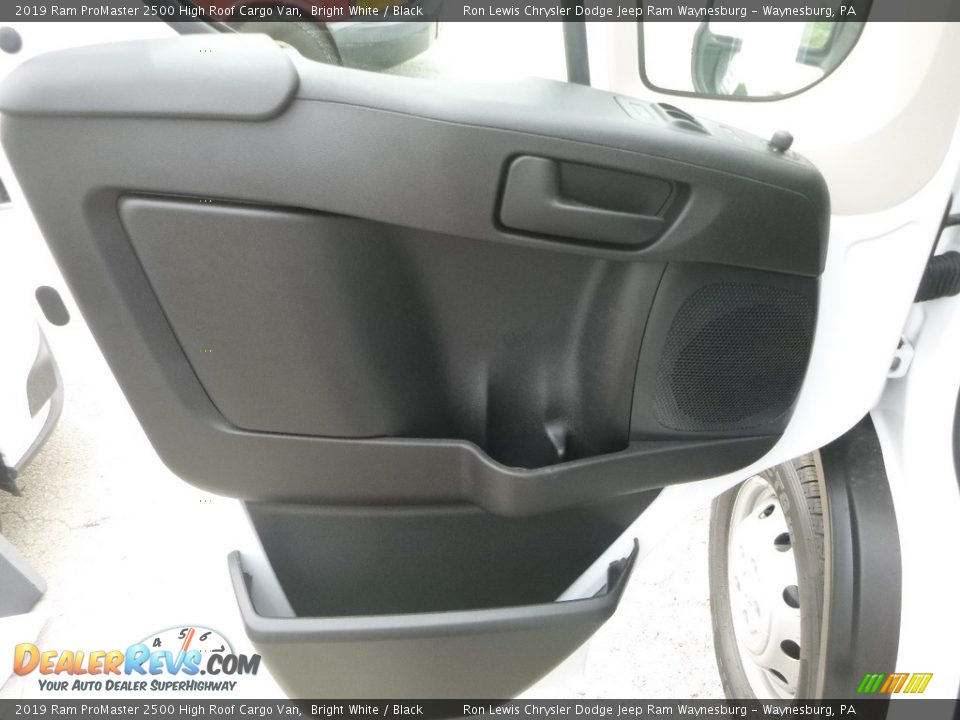 2019 Ram ProMaster 2500 High Roof Cargo Van Bright White / Black Photo #12