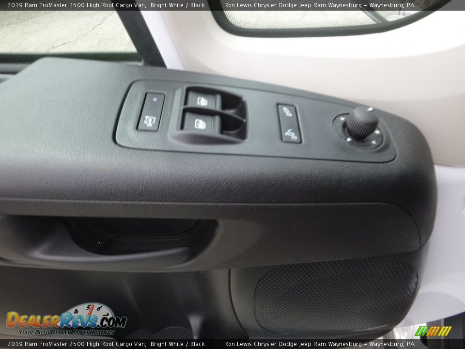 2019 Ram ProMaster 2500 High Roof Cargo Van Bright White / Black Photo #19