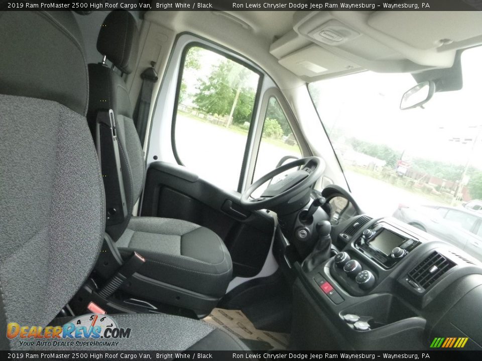 2019 Ram ProMaster 2500 High Roof Cargo Van Bright White / Black Photo #9