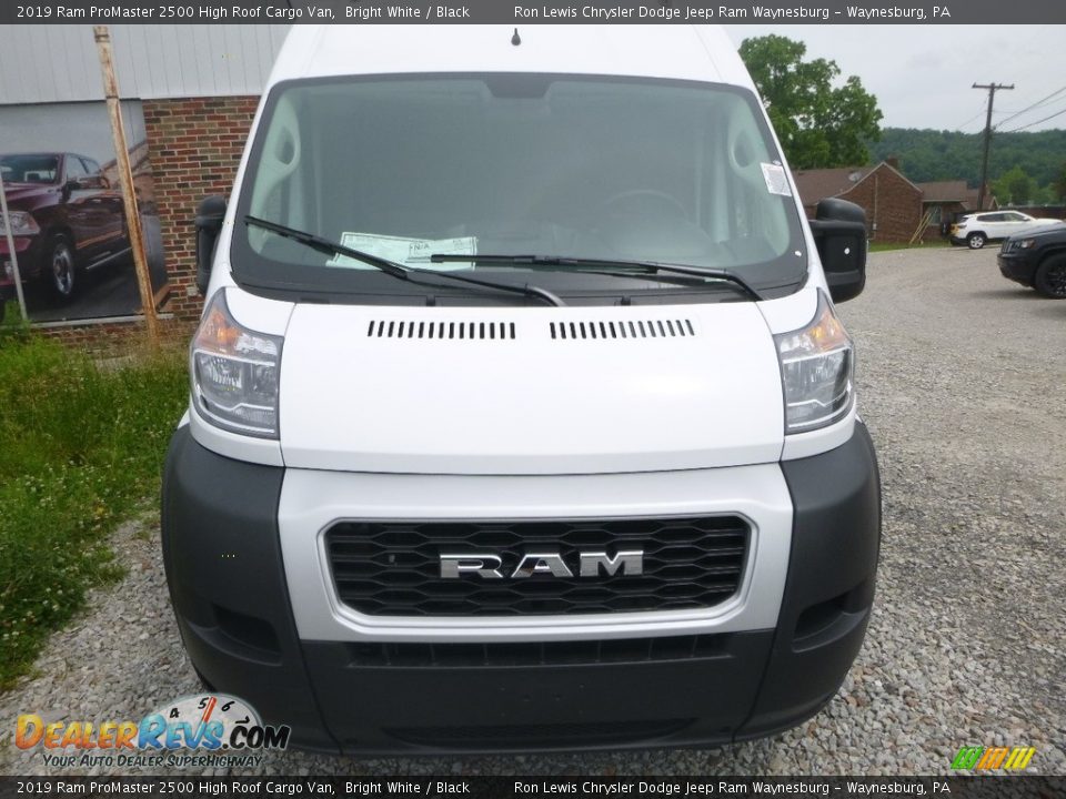 2019 Ram ProMaster 2500 High Roof Cargo Van Bright White / Black Photo #12