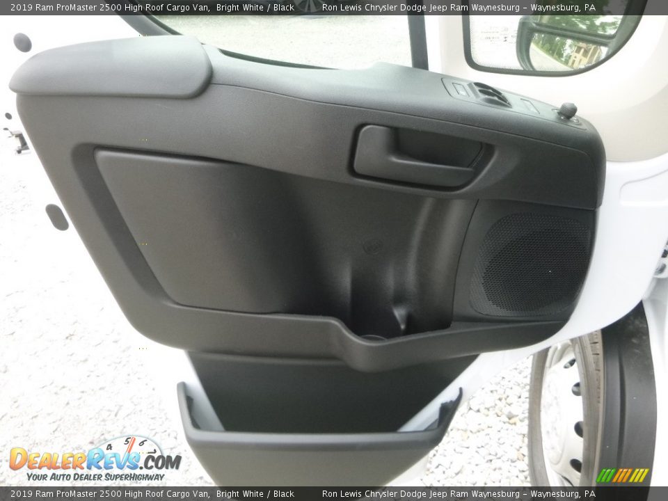 2019 Ram ProMaster 2500 High Roof Cargo Van Bright White / Black Photo #13