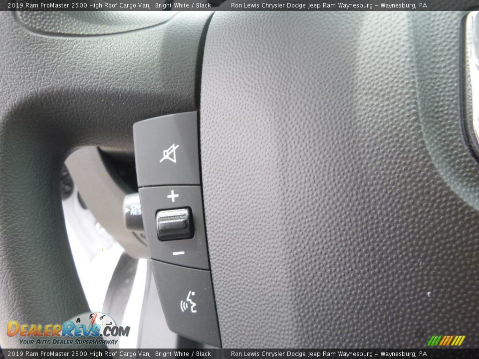 2019 Ram ProMaster 2500 High Roof Cargo Van Bright White / Black Photo #18