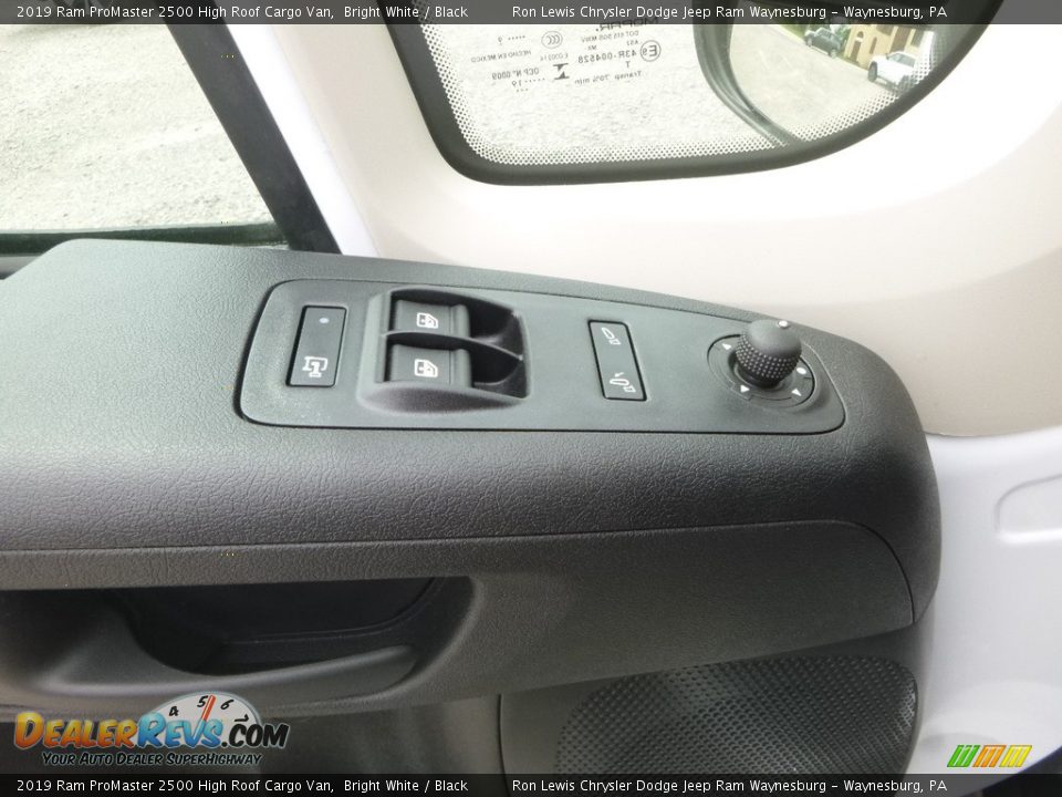 2019 Ram ProMaster 2500 High Roof Cargo Van Bright White / Black Photo #20