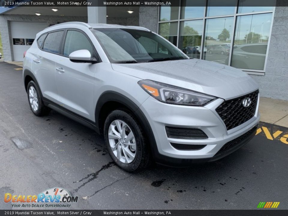 2019 Hyundai Tucson Value Molten Silver / Gray Photo #2