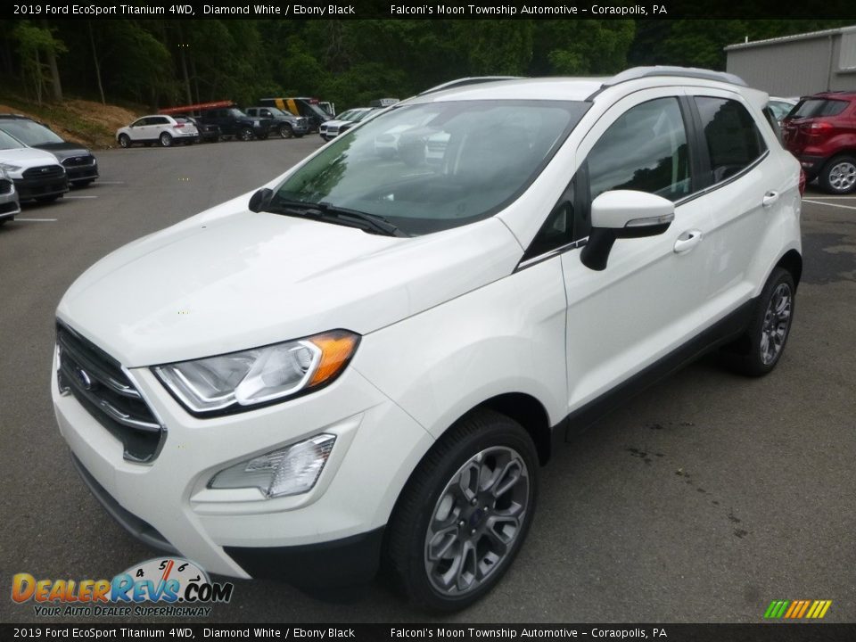 2019 Ford EcoSport Titanium 4WD Diamond White / Ebony Black Photo #5