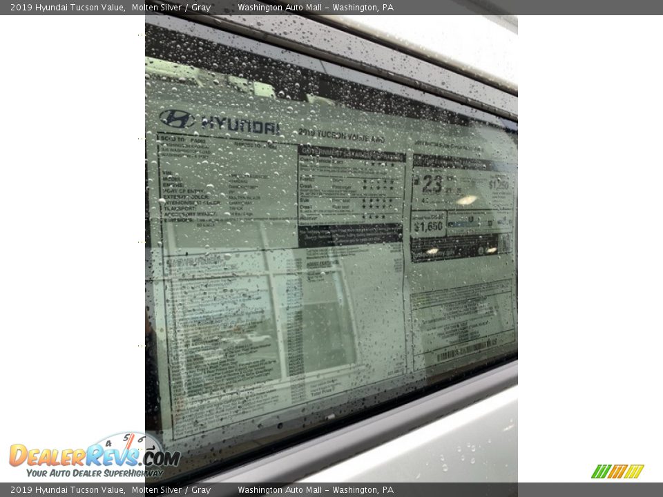 2019 Hyundai Tucson Value Molten Silver / Gray Photo #16