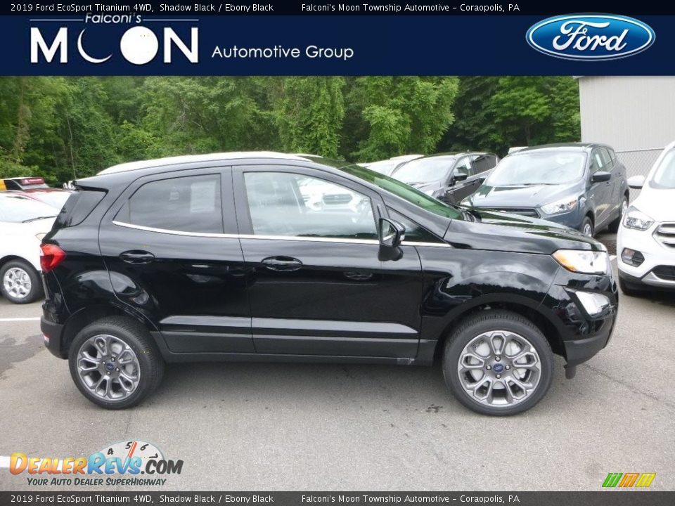 2019 Ford EcoSport Titanium 4WD Shadow Black / Ebony Black Photo #1