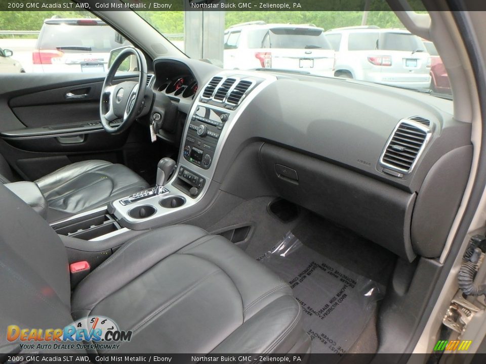 2009 GMC Acadia SLT AWD Gold Mist Metallic / Ebony Photo #6