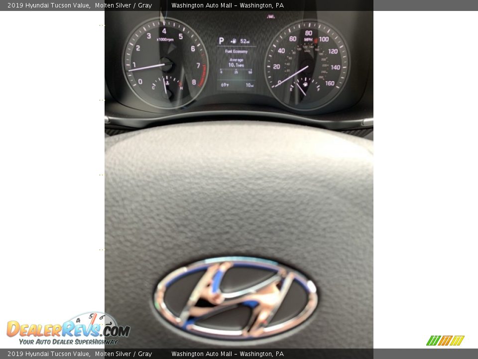 2019 Hyundai Tucson Value Molten Silver / Gray Photo #31