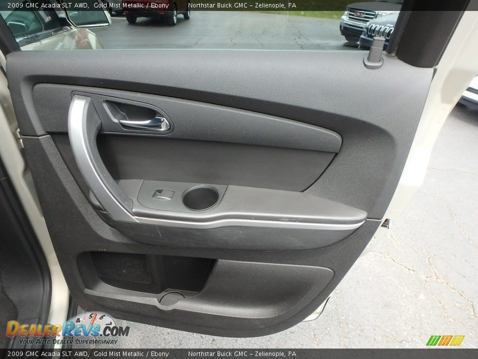 2009 GMC Acadia SLT AWD Gold Mist Metallic / Ebony Photo #8