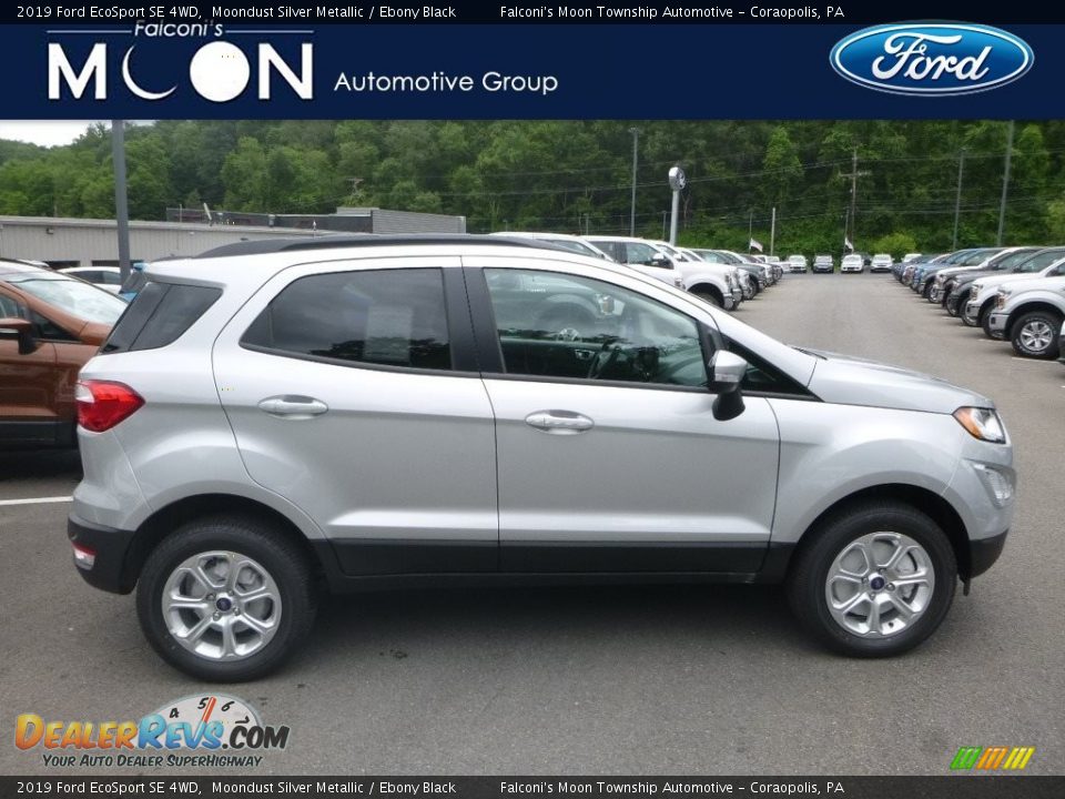 2019 Ford EcoSport SE 4WD Moondust Silver Metallic / Ebony Black Photo #1
