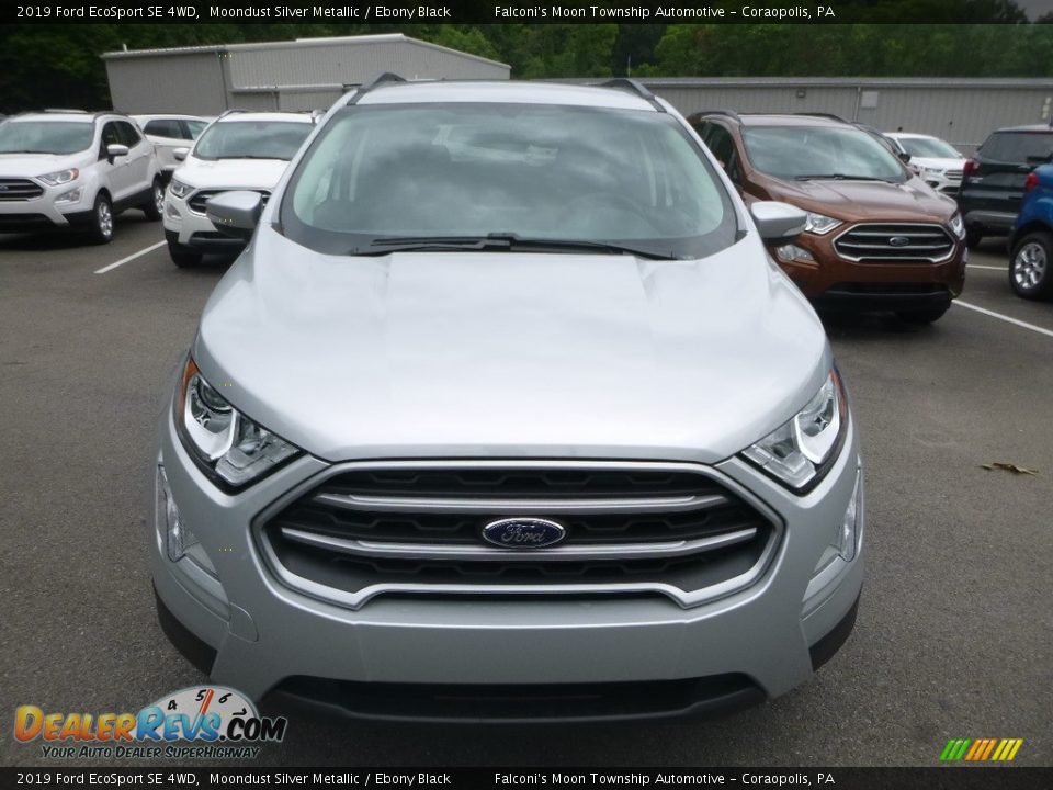 2019 Ford EcoSport SE 4WD Moondust Silver Metallic / Ebony Black Photo #4