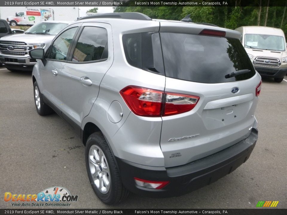 2019 Ford EcoSport SE 4WD Moondust Silver Metallic / Ebony Black Photo #6
