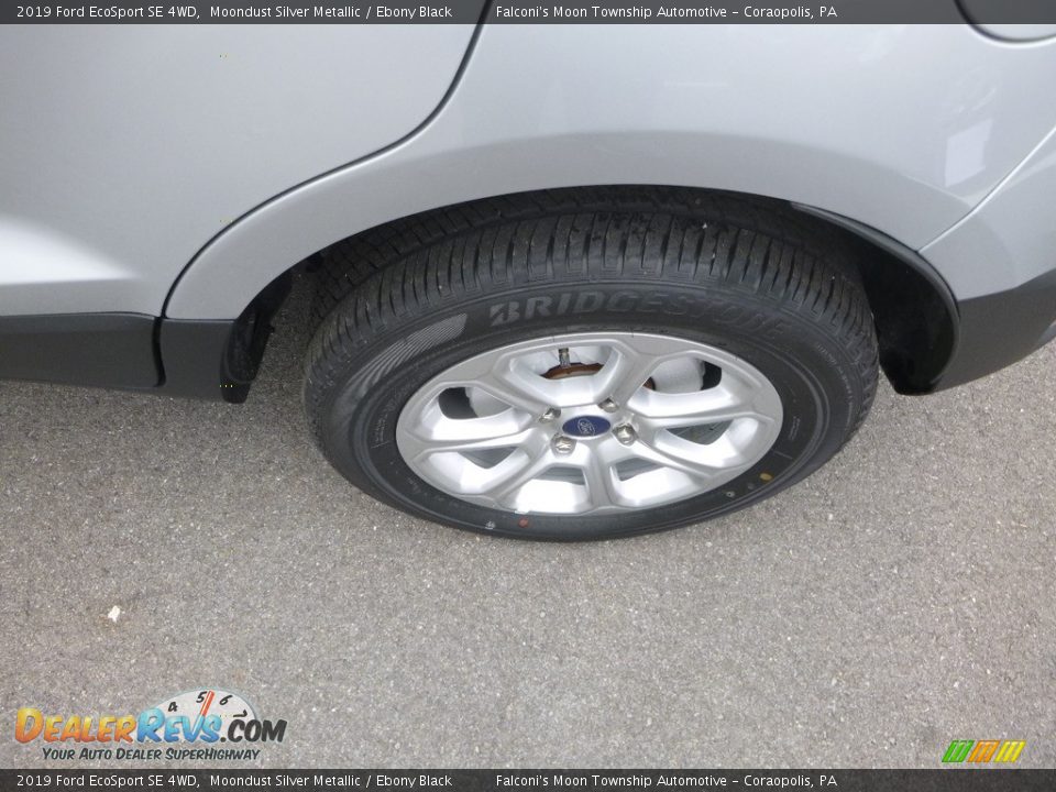 2019 Ford EcoSport SE 4WD Moondust Silver Metallic / Ebony Black Photo #7