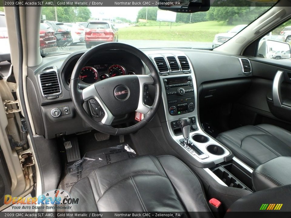 2009 GMC Acadia SLT AWD Gold Mist Metallic / Ebony Photo #19