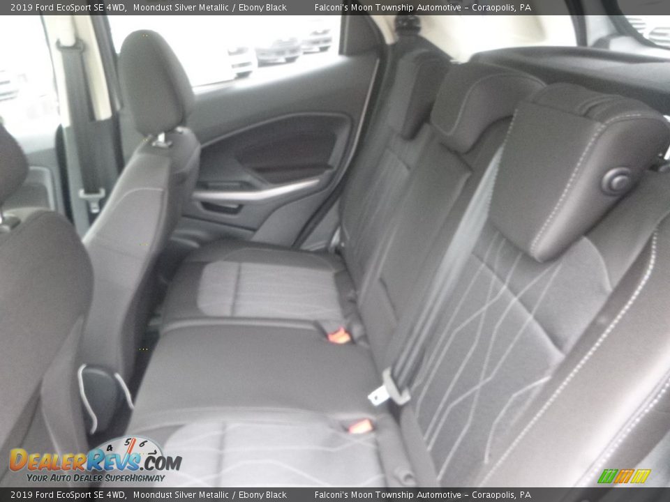 2019 Ford EcoSport SE 4WD Moondust Silver Metallic / Ebony Black Photo #8
