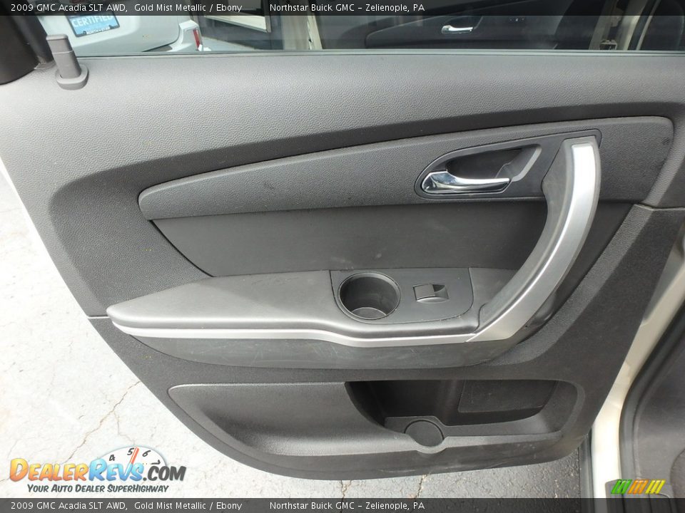 2009 GMC Acadia SLT AWD Gold Mist Metallic / Ebony Photo #20