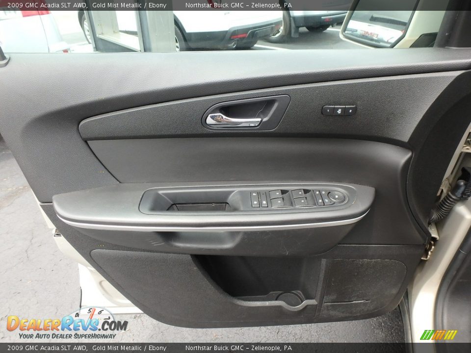 2009 GMC Acadia SLT AWD Gold Mist Metallic / Ebony Photo #21