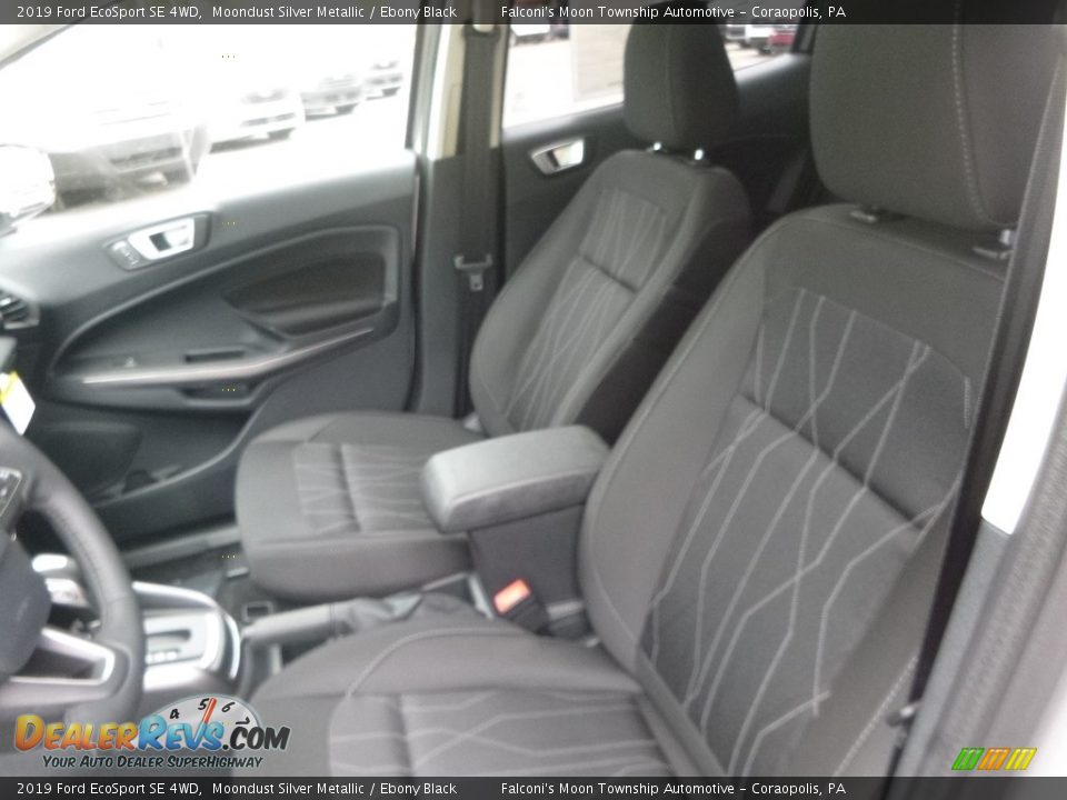2019 Ford EcoSport SE 4WD Moondust Silver Metallic / Ebony Black Photo #11