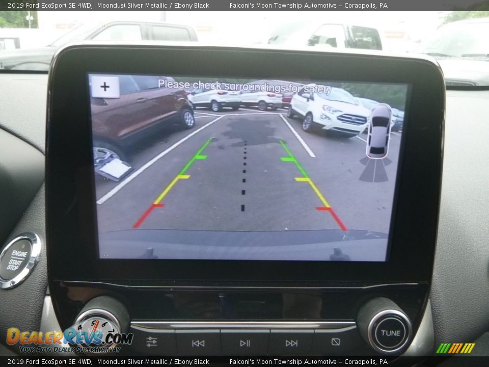 2019 Ford EcoSport SE 4WD Moondust Silver Metallic / Ebony Black Photo #15