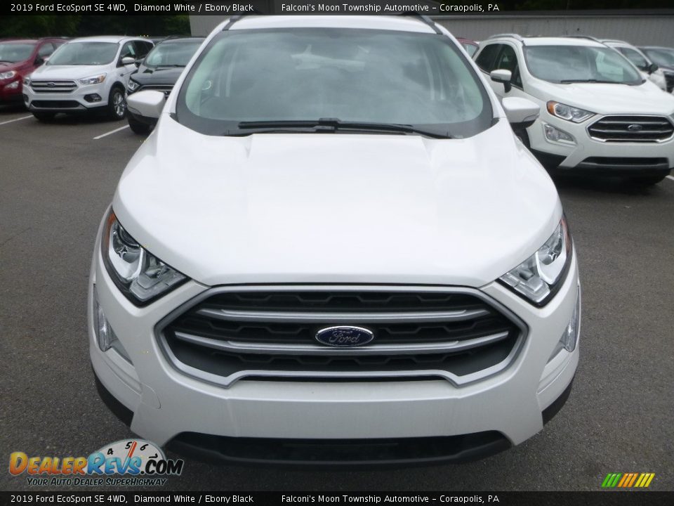 2019 Ford EcoSport SE 4WD Diamond White / Ebony Black Photo #4