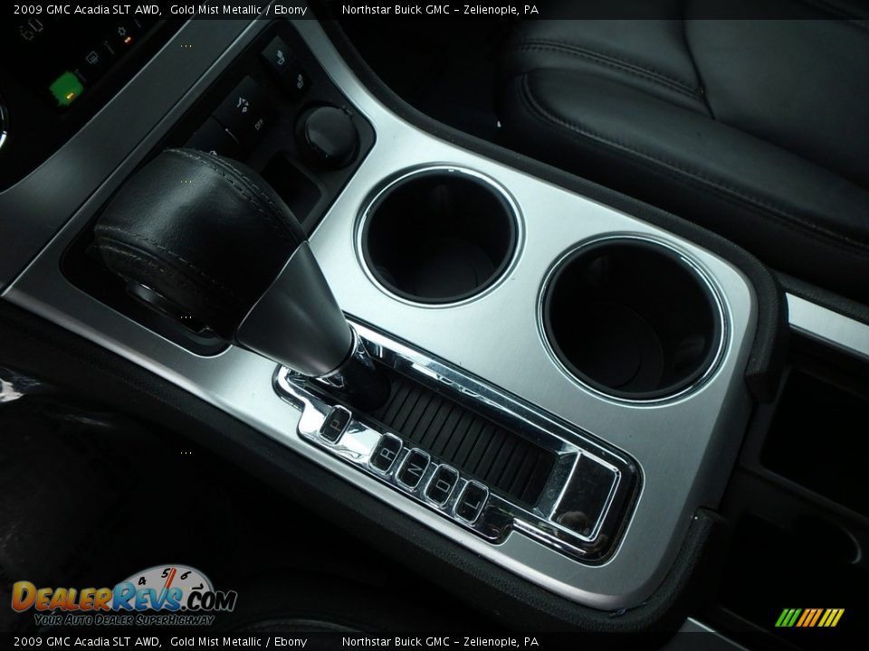 2009 GMC Acadia SLT AWD Gold Mist Metallic / Ebony Photo #27