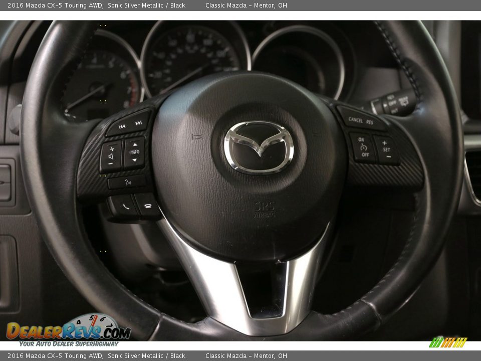 2016 Mazda CX-5 Touring AWD Sonic Silver Metallic / Black Photo #6