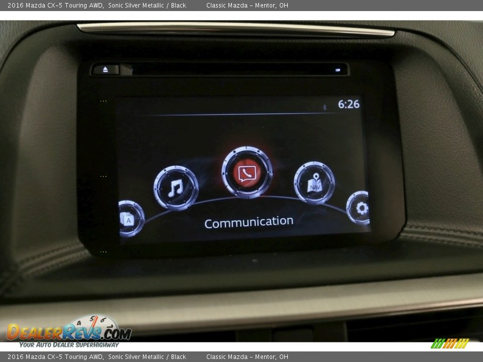 2016 Mazda CX-5 Touring AWD Sonic Silver Metallic / Black Photo #10