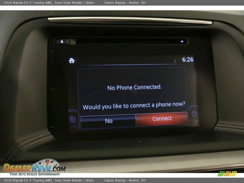 2016 Mazda CX-5 Touring AWD Sonic Silver Metallic / Black Photo #11