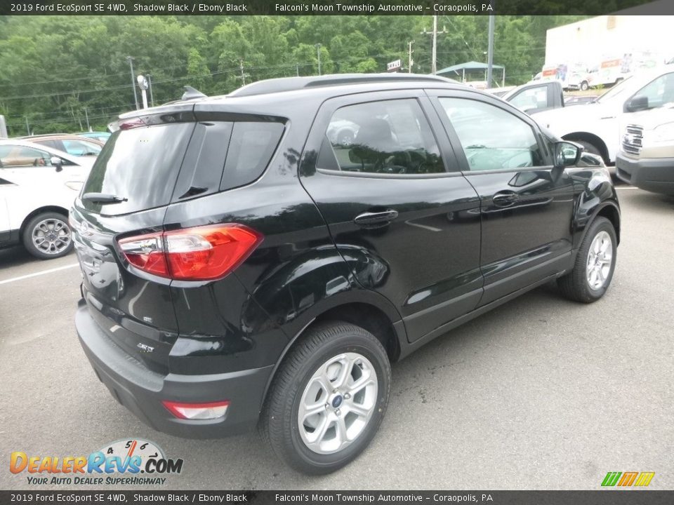 2019 Ford EcoSport SE 4WD Shadow Black / Ebony Black Photo #2