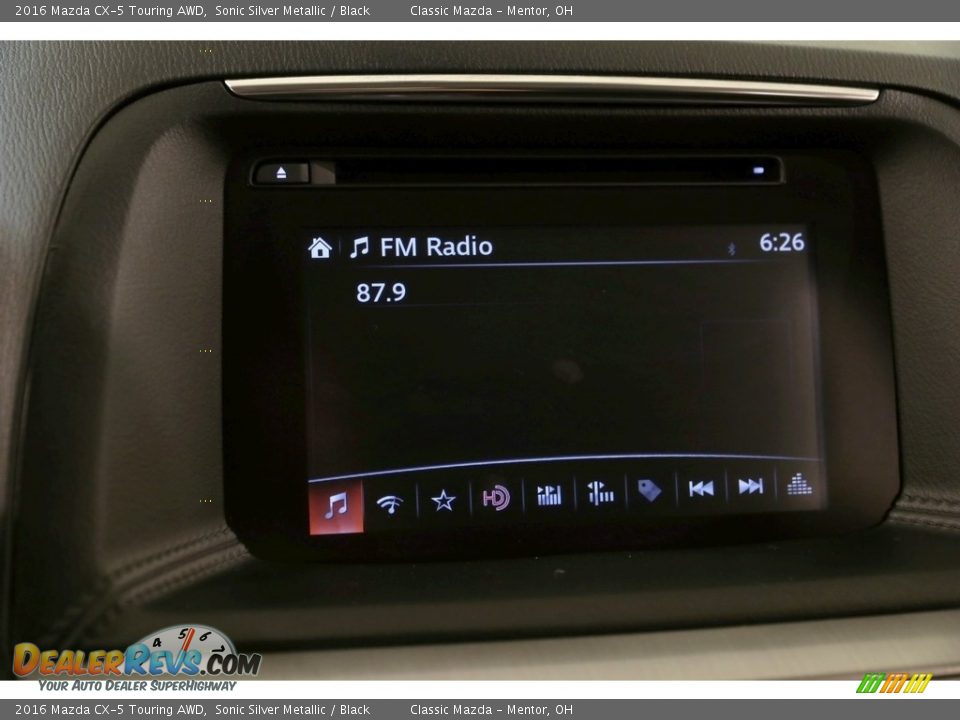 2016 Mazda CX-5 Touring AWD Sonic Silver Metallic / Black Photo #12