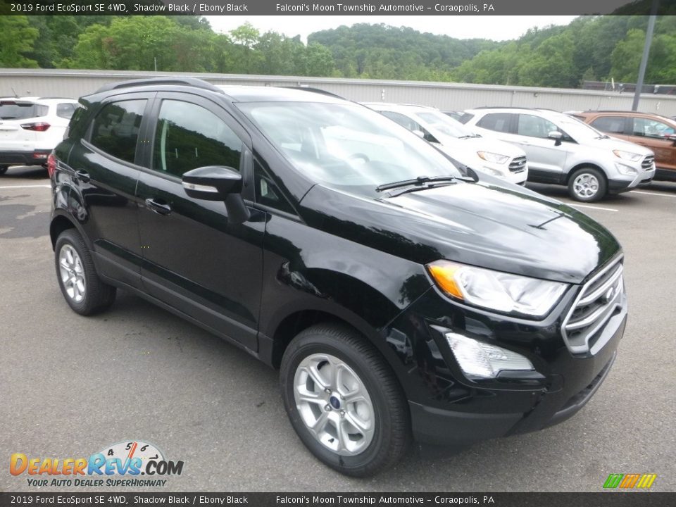 2019 Ford EcoSport SE 4WD Shadow Black / Ebony Black Photo #3